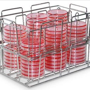 RACK for Petri-dish ? 90mm, stainless steel