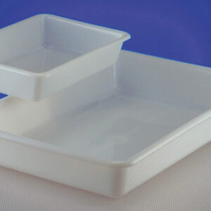 TRAY, HDPE, 30x20x6cm, white