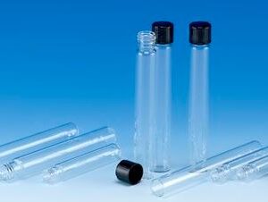 TEST TUBE, 16x150 mm, glass, with screw cap