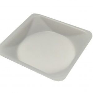 WEIGHING DISH, polystyrene, disposable, square