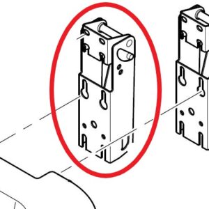 (blood bank MB3000G) HINGE INSIDE 292.8503.31