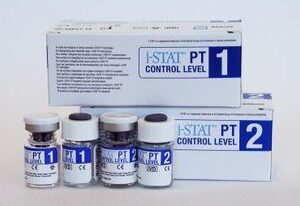 (clin. chem. i-STAT) CONTROL PT/INR lvl 2, kit, 5+5 06P17-14