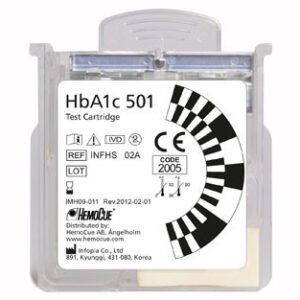 (clin.chem HemoCue HbA1c) TEST CARTRIDGE, 405110