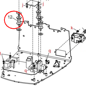 (cent. Hettich EBA200) BEARING E4433