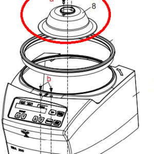 (cent. Hettich EBA200) MOTOR COVER E4365