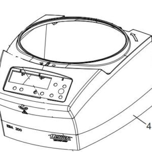 (cent. Hettich EBA200) UPPER HOUSING PART E3955