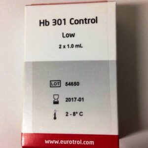 (HemoCue Hb 301) CONTROL SOLUTION, low, 1ml vial