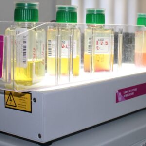 LIGHT BOX for hemoculture bottles, visual