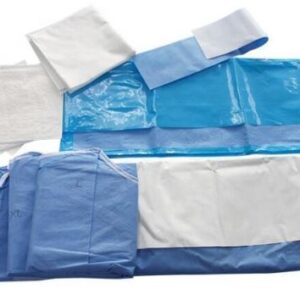 DRAPE, non-woven, high perf., sterile, Caesarean section set