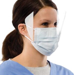 SURGICAL MASK with FACE SHIELD, IIR type, s.u.