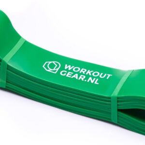 ELASTIC EXERCICE BAND, strong resistance green, 5.5 m