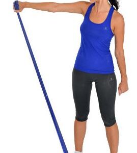 ELASTIC EXERCICE BAND, X-strong resistance blue, 5.5 m