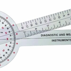 CLINICAL GONIOMETER, manual, plastic