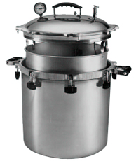 AUTOCLAVE 39 l (All American), w/o burner, int. ? 35 cm