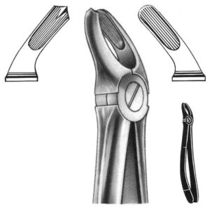 FORCEPS, DENTAL, n?18, upper left molars, 300-01-80