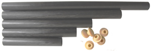TUBE, carbon, ? 15 mm, 300 mm 1010-1038