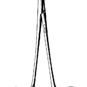 FORCEPS, HALSTED, straight, serrated jaws, H-2720 / M-2300