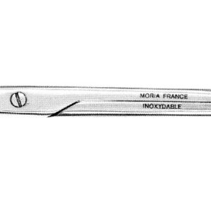 SCISSORS FOR ENUCLEATION, very curved, blunt, H-4150/M-917