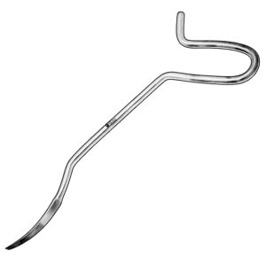 AWL for femur, curved, 28 cm, ? 10 mm 75-95-22