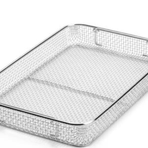 BASKET, INSTRUMENTS, for sterilization, wired 25x15x5 cm