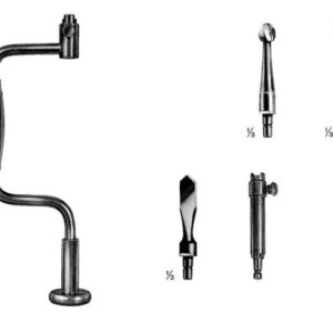 DRILL, CRANIAL, HUDSON, complete 57-60-00 + DRILL 57-60-34
