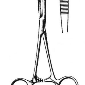 FORCEPS, HAEMOST. PEAN, 16 cm, straight, serr. jaws 16-06-16