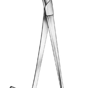 FORCEPS, BONE HOLDING, VERBRUGGE, prehensile, 24 cm 35-75-25