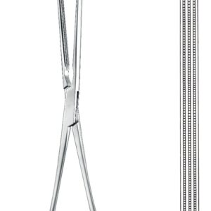 FORCEPS, INTESTINAL, DOYEN, atr., 23 cm, straight 50-16-73