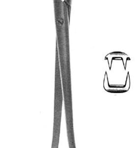 FORCEPS, MUSEUX, 24 cm, straight, 10 mm, 2x2 teeth 52-48-03