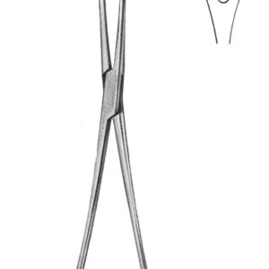 FORCEPS, TISSUE SEIZING, DeBAKEY, 25 cm, jaws 20 mm 17-32-75