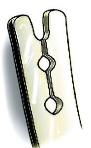 NEEDLE GAR, spring eye, 5/8, round, 19 mm, non ster. 498-10