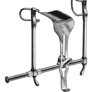 RETRACTOR, ABD. GOSSET, 2 blades 58 mm + centr. bl. 24-55-10