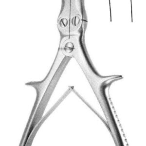 RONGEUR, BONE, STILLE-LUER, dbl. act. 23 cm x 10 mm 31-31-23