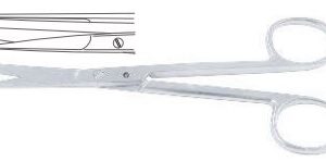 SCISSORS, OPER. DEAVER, sharp/blunt, 14 cm straight 03-08-14
