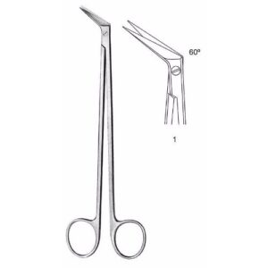 SCISSORS VASCULAR POTTS-SMITH, angled 60?, 19 cm 55-15-46