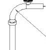 (vacuum extr.) CONNECTOR, angled, with screw valve, complete