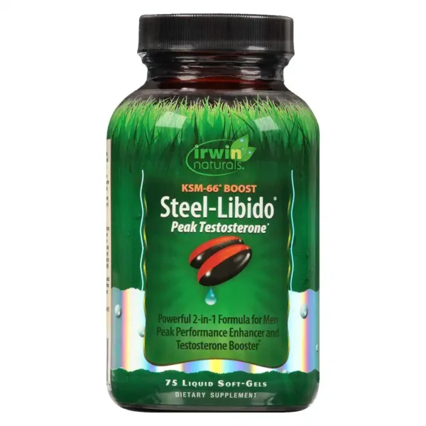 IRWIN STEEL-LIBIDO PEAK TESTOSTERONE*75LIQUID SOFTGELS