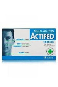 Actifed Multi-Action 12 Tablets