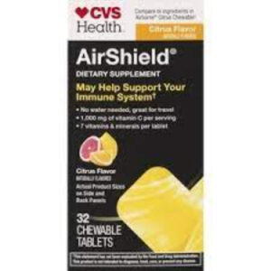 Air Shield Immune Support Citrus Flavour 32 Chewable Tablets