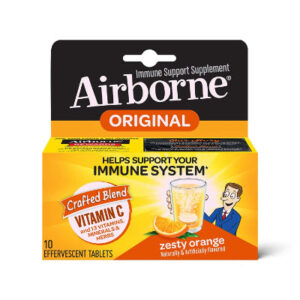 Airborne Immune Support Zesty Orange Flavour 10 Effervescents