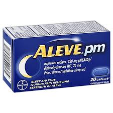 Aleve PM 220 mg 20 Capsules