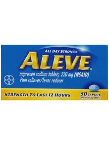 Aleve Pain Reliever 220 mg 50 Caplets