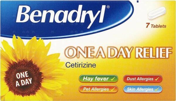 BENADRL 1-DAY OAD*7 TABS