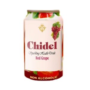 Chidel Red Grape Canned Drink (x6)