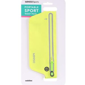 Miniso Portable Sports Waist Pack - Fluorescent Green