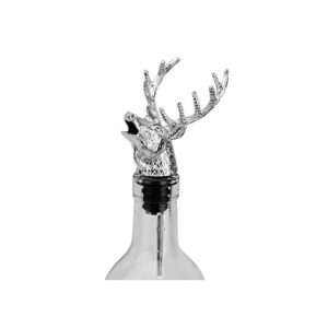 Reindeer Wine Stopper & Pourer (Silver)