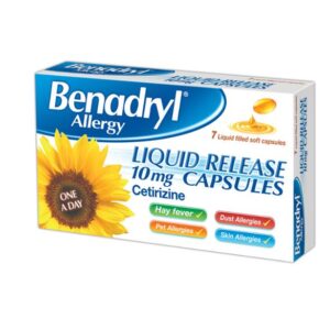 Benadryl Allergy Liquid Capsules 10 mg 7 Capsules