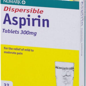 Aspirin Dispersible 300 mg 32 Tablets
