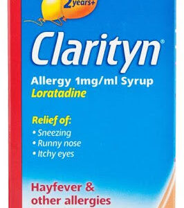 Clarityn Allergy Syrup Peach Flavor 70 ml