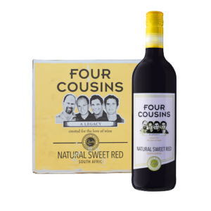 Four Cousins Natural Sweet Red (75cl x12 bottles)